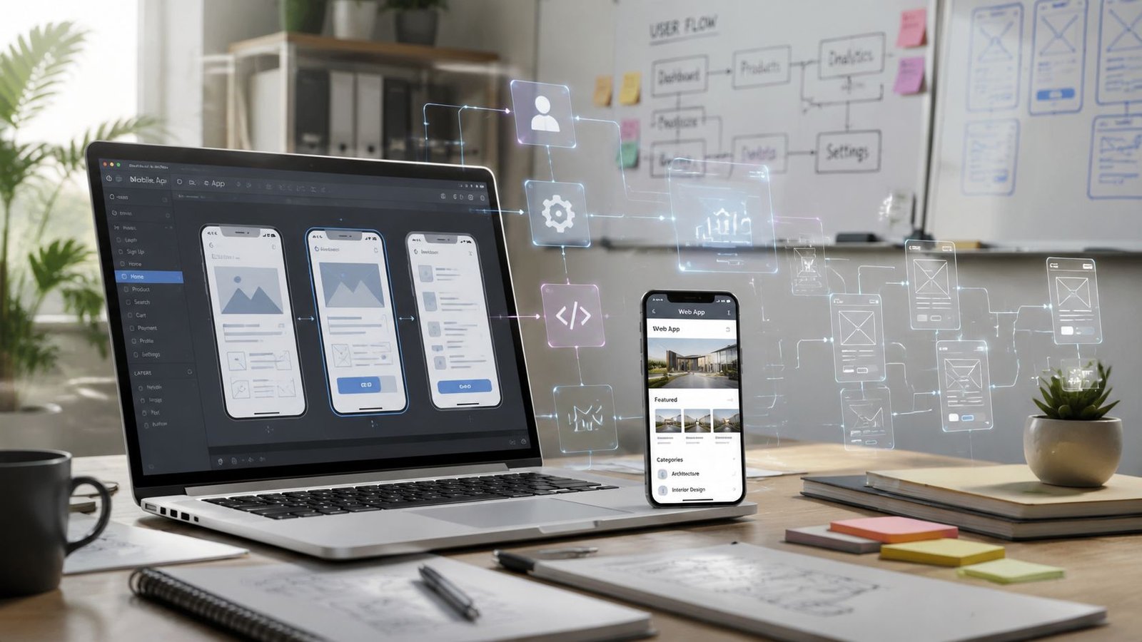 Comment creer application mobile et web : guide 2026