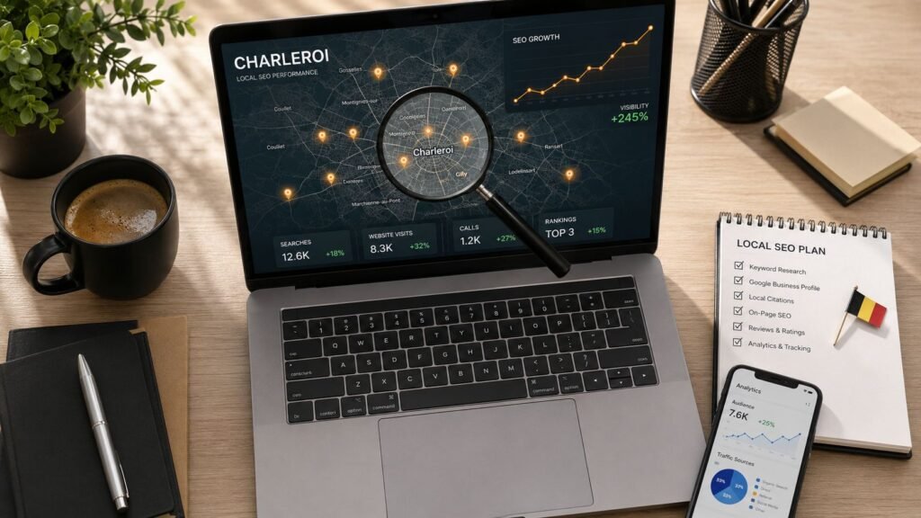 Votre Agence SEO Charleroi: Résultats concrets 2026